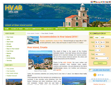 Tablet Screenshot of hvarinfo.com